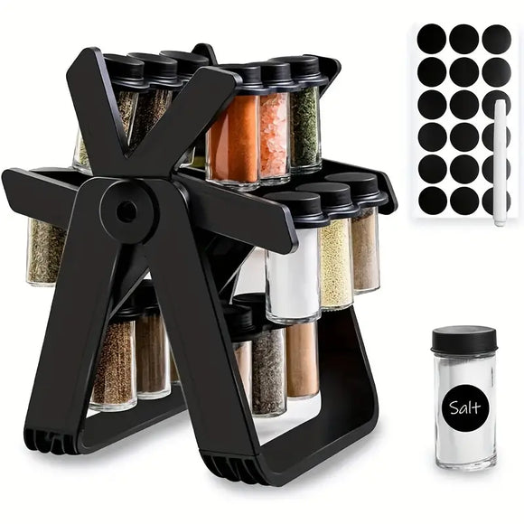 Revolving Spice Rack Set