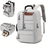 NNETM Laptop Travel Backpack with Shoe Compartment