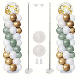 1 Set, Balloon Column Stand Kit, Adjustable Balloon Tower Pillar with Reusable Metal Telescopic Design, Suitable for Party Decoration, Applicable to Birthday Parties, Event Decorations, Holiday Parties, Weddings, Etc. for Christmas, Halloween