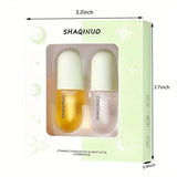 NNETM Lip Plumper + Lip Oil Set Lip Serum Enhancer For Fuller Hydrating Nourishing