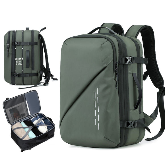 NNETM Large Anti-Theft Expandable Men’s Laptop Backpack