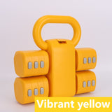 Multifunctional Dumbbells 2in 1 Home Dumbbell Kettlebells Adjustable Weight Training Kettlebells Adjustable Dumbbell & Kettlebell 0-5kg Instant Mode Switching No Battery Needed Compact Home Gym for Light Strength & Rehab