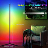 NNETM RGB Remote Control Wall Corner Ambient Light - 1.5m Height