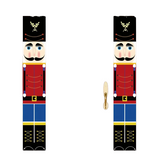 NNETM 1 Pair Christmas Nutcracker Banner Decorations