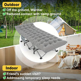NNETM Folding Camp Cot with Mattress
