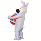 NNETM Inflatable Bunny Costume for Easter and Halloween Parties