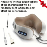 NNETM Soothing Heat Therapy Neck Massager - U-Shaped Pillow