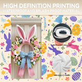 NNETM Easter Bunny Ear Wreath Banner