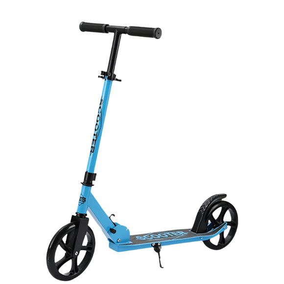NNETM Adult Kick Scooter Foldable Iron Frame Suspension Brake
