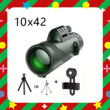NNETM HD Monocular Telescope with Phone Holder and Tripod
