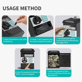 NNETM Electronic Password Piggy Bank - Fun & Secure Savings (Black)