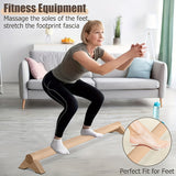 Solid Wood Balance Board Trainer for Core Strength & Stability