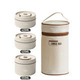 NNETM Lunch Box Set with Insulated Stainless Steel (3-Layer)