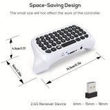 NNETM Wireless Chatpad Keyboard for Xbox with Audio Jack