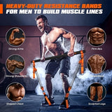 NNETM Men’s Pilates Bar with Resistance Bands