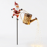 82CM Solar Santa Claus Kettle Light for Christmas