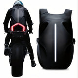 NNETM Motorcycle Travel Backpack with Helmet Storage