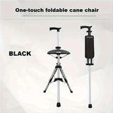 NNETM 2-in-1 Trekking Pole with Foldable Seat