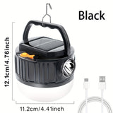 NNETM Solar Rechargeable Camping Light Outdoor LED Lamp