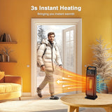 NNETM 2000W Portable Ceramic Heater with Remote