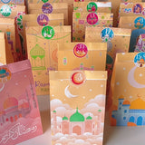 NNETM Ramadan Countdown Kraft Paper Bags Set (60 Pieces)
