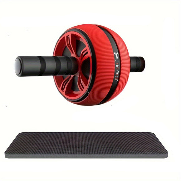NNETM Wide Grip Ab Roller Wheel with Knee Pad