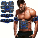 NNETM Rechargeable Remote Control Abdominal Muscle Toner, Muscle Trainer, Body Muscle Stimulator EMS Massager- Tone Your Abs, Hips, And Buttocks At Home