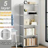 NNETM From classics to contemporary, this five-tier bookshelf has room for it all