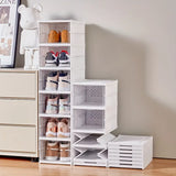 NNETM Foldable Shoe Organizer Box