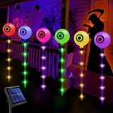 NNETM 6-Pack Color Changing Solar Lights – Horror Eyeball Stake Lights