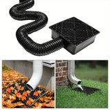 NNETM Flexible Rain Gutter Downspout Extension Kit
