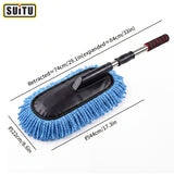 Extendable Car Wash Brush with Soft Bristles – Scratch-Free Cleaning Brush for Cars, Glass, Home & Outdoor Use