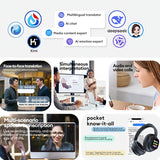 NNETM Touchscreen Wireless Headphones with Smart Controls