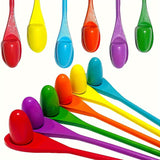 NNETM Wooden Egg Spoon Set for Outdoor Yard Games