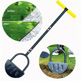 NNETM Full Steel Stand Up Garden Edger: Efficient Lawn Trimming with T Grip