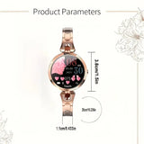 NNETM Rose Golden Women's Smartwatch - Health, Fitness, Sleep Tracker
