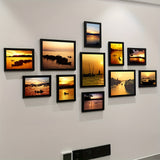 NNETM European Style Wall-Mounted Photo Frame Set – No-Drill Gallery Wall Frame
