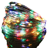 NNEOBA 30M USB LED String Lights Copper Silver Wire Garland Light Waterproof - Multicolor