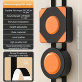 NNETM Wall Boxing Target Pad Sponge Yellow Black Set