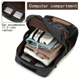 NNETM Hiking Backpack with USB & Shoe Compartment