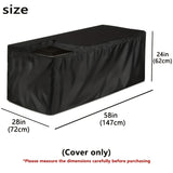 NNETM Waterproof Heavy Duty Deck Box Cover