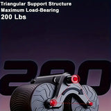 NNETM Automatic Rebound Abdominal Wheel with Elbow Pad