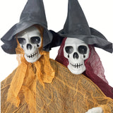 NNETM Halloween Skeleton Grim Reaper Hanging Decorations (2pcs)