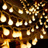 6m 40LEDS Halloween Christmas String Lights  Outdoor LED Ball Lights with Battery Box for Camping, Tent, Canopy, Wedding Decor