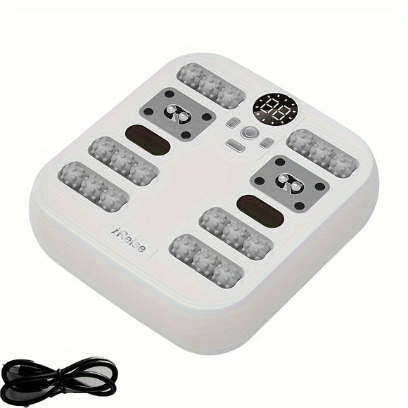 NNETM Foot Massager with Constant Temperature Heating & Magnetic Infrared Induction(White)