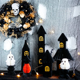 NNETM Gothic Halloween Wreath Door Hanging Decoration
