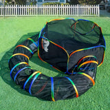 NNETM Tunnel Tent Playpen for Cats & Small Pets