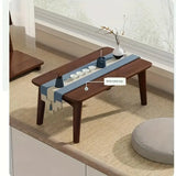 NNETM Foldable Bamboo End Table - 60 x 40 x 26 cm