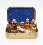 Handcrafted Mini Christmas Nativity Scene Set