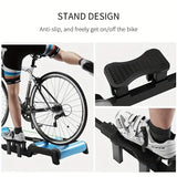 NNETM Quiet Indoor Cycling Trainer Rollers - Adjustable Resistance(Blue)